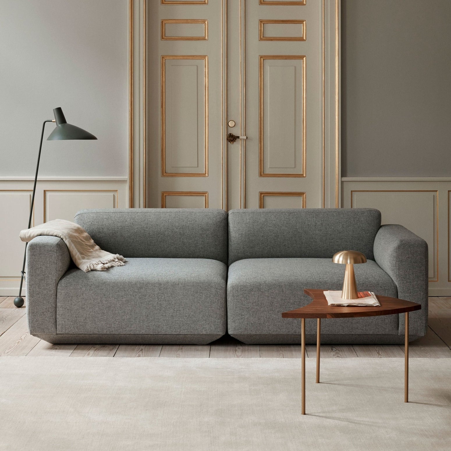 The Moor Rug fra &tradition i fargen Beige Dew.