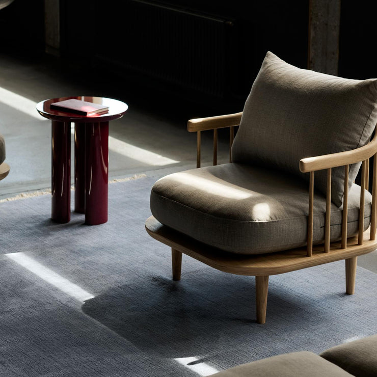 Teppe The Moor Rug Grey Blue Thunder fra &tradition