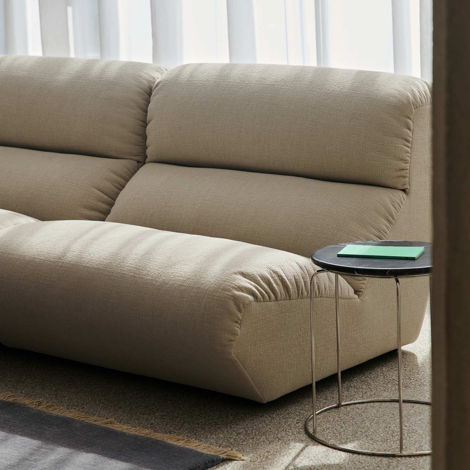 Modulsofa Hi Lo AV54-AV55 i fargen beige (Grain 61229 fra &tradition.