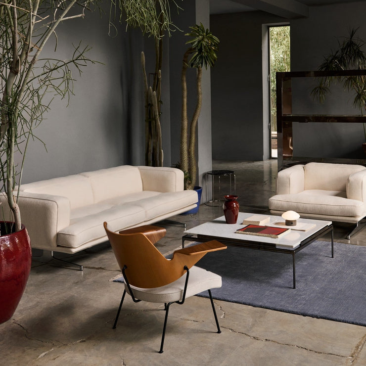 Teppe The Moor Rug Grey Blue Thunder fra &tradition