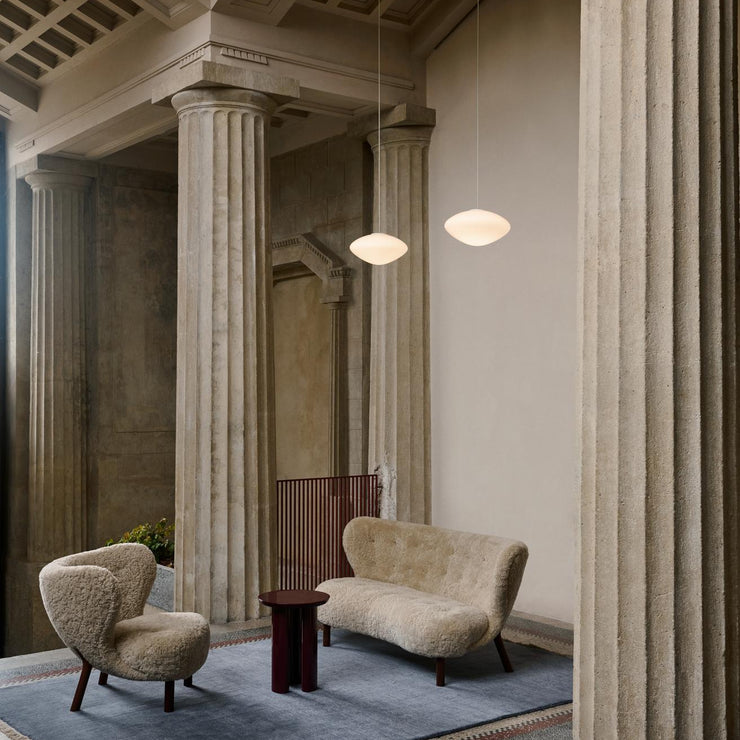 Teppe The Moor Rug Grey Blue Thunder fra &tradition