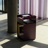Sidebord Rotate SC73 fra &tradition i fargen Dark Plum