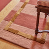 Ullteppet Bamboo Stripe fra Layered designet av Alice Crawley i fargen Terracotta