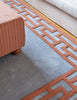 Ullteppet Indochine fra Layered designet av Alice Crawley i fargen Zen Blue