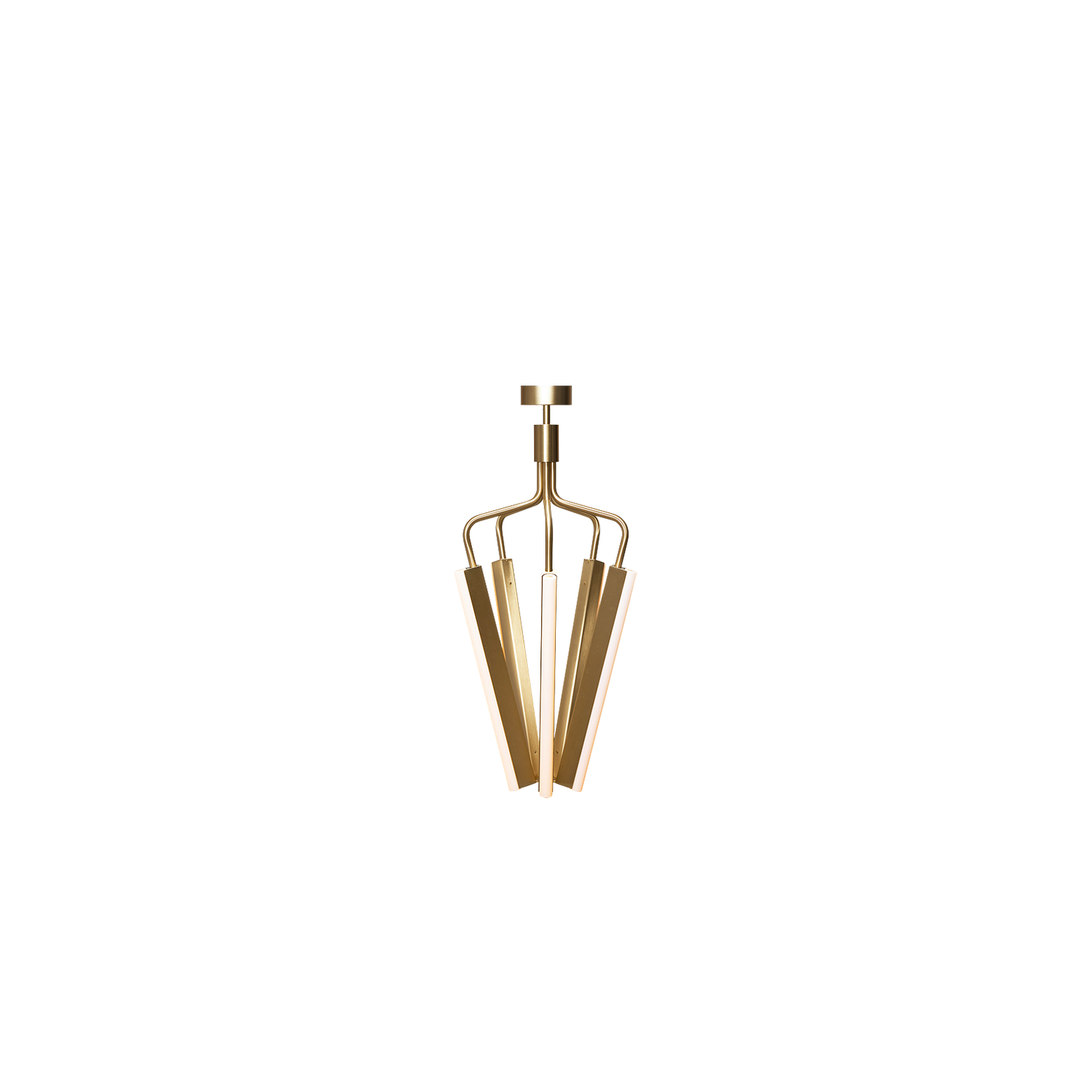 Angel 5 500 Chandelier brass, lav.