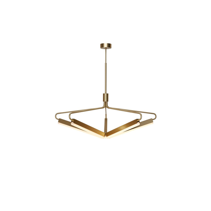 Taklampen Angel 5 5000 Wide Chandelier brass, medium.
