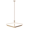 Lampen kommer i to størrelser, og i to ulike utførelser: stål eller messing. Du kan også velge mellom tre ulike høyder. Dette er den høye varianten.