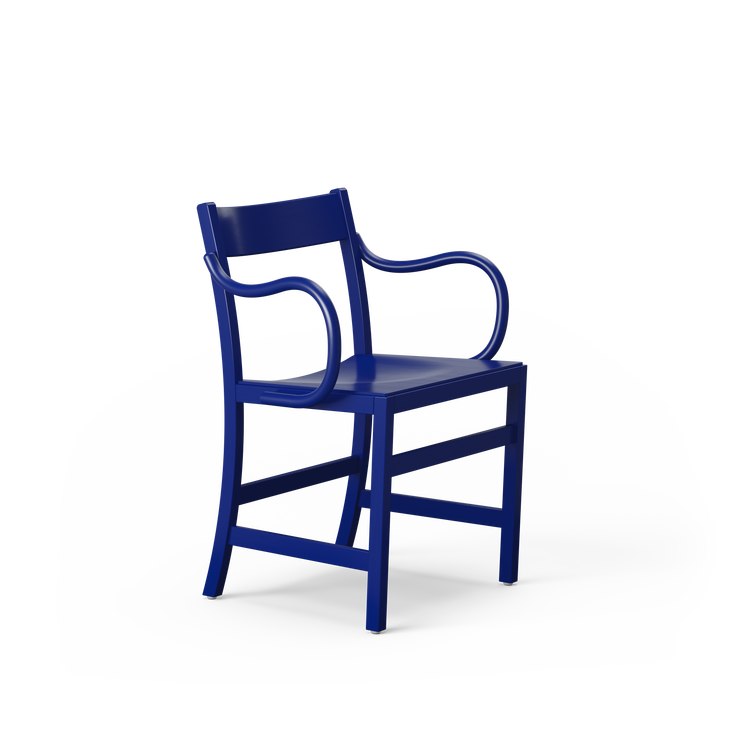 Spisestol Waiter XL Armchair, Ultramarine Blue, fra Massproductions.
