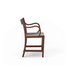 Spisestol Waiter XL Armchair, Walnut Stained Beech, sett fra siden. 