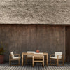 Spisebord BK15 Dining Table sammen med spisestoler BK10 Chair og loungstol BK11 Lounge Chair fra Carl Hansen & Søn.