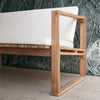 Utesofa BK12 Lounge Sofa fra Carl Hansen & Søn er laget av teak, en hardfør tresort som patinerer vakkert over tid.
