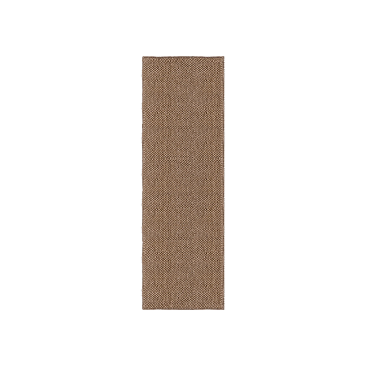 Teppe Basket Weave Sisal 75x240 cm fra Layered i brun / Brown.