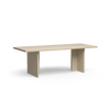 Spisebordet Dining Table Rectangular 220x90 cm Cream