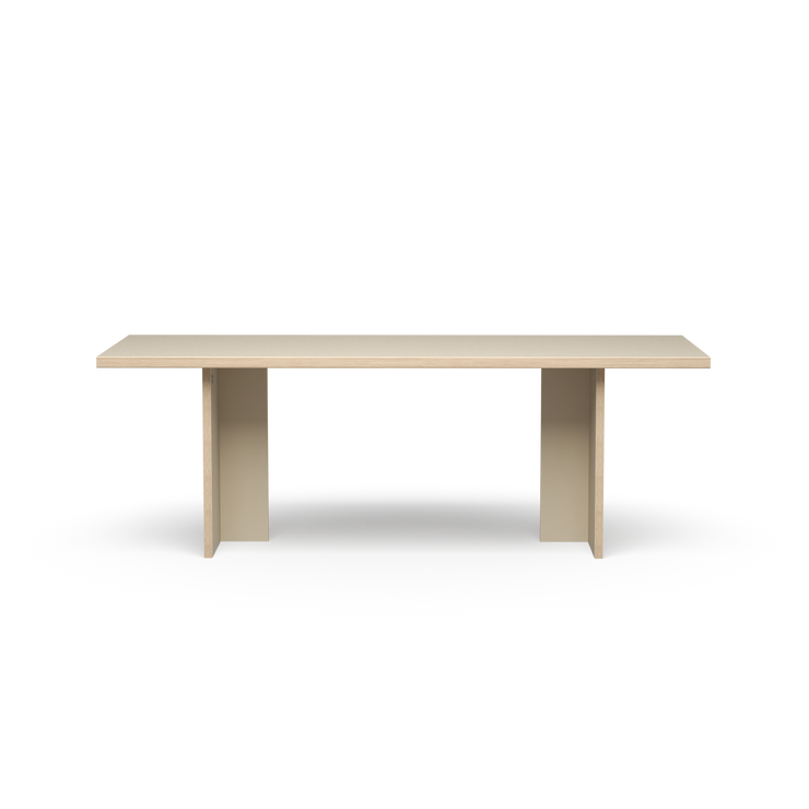 Spisebordet Dining Table Rectangular 220x90 cm Cream