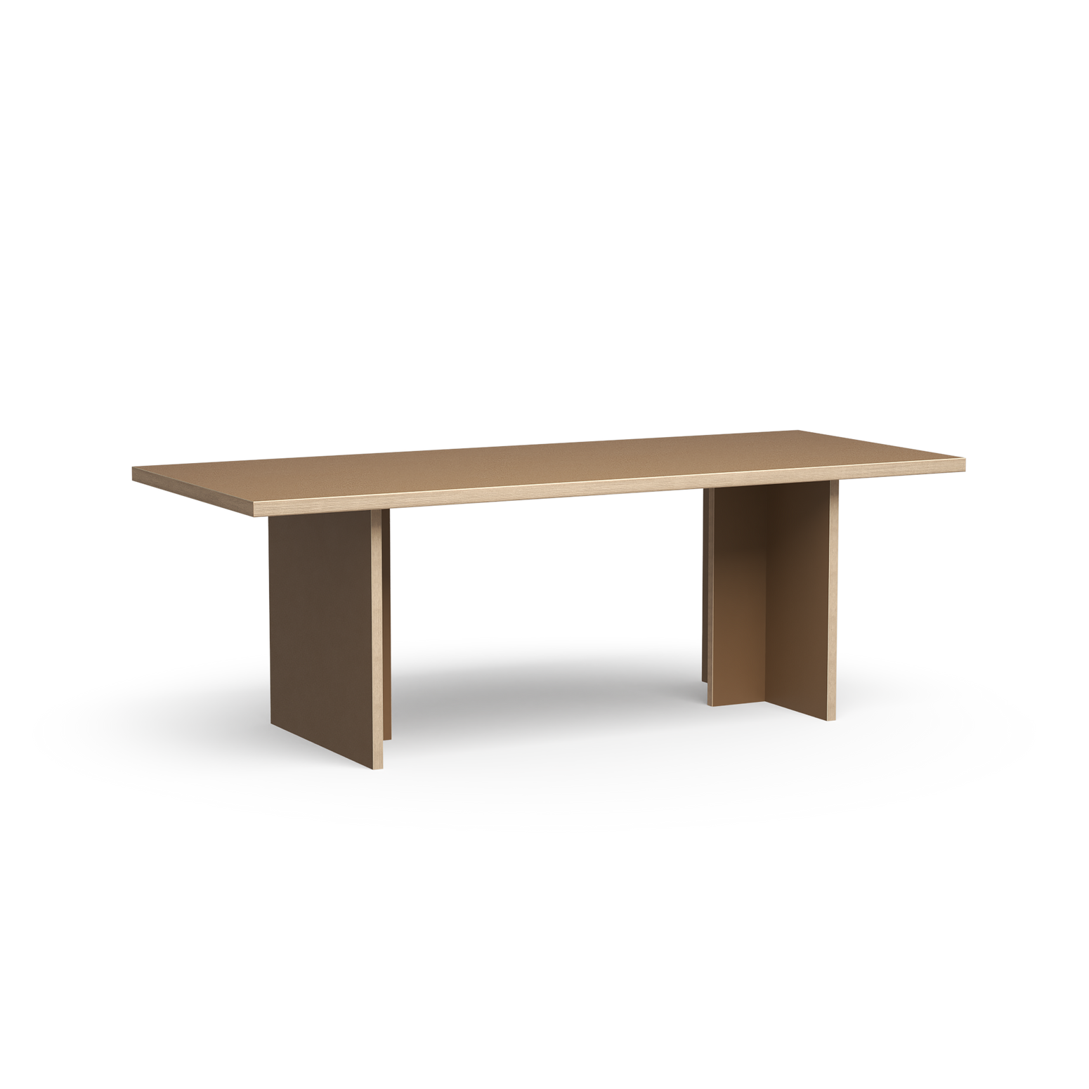 Spisebordet Dining Table Rectangular 220x90 cm Brown
