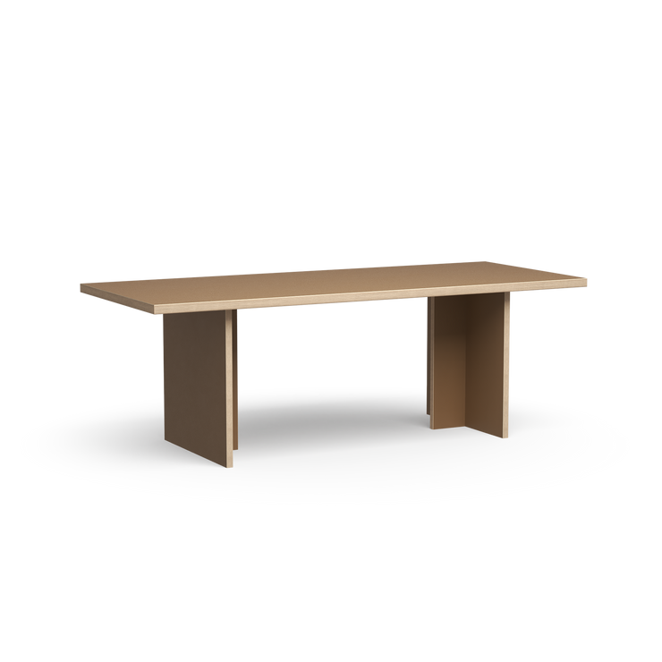 Spisebordet Dining Table Rectangular 220x90 cm Brown