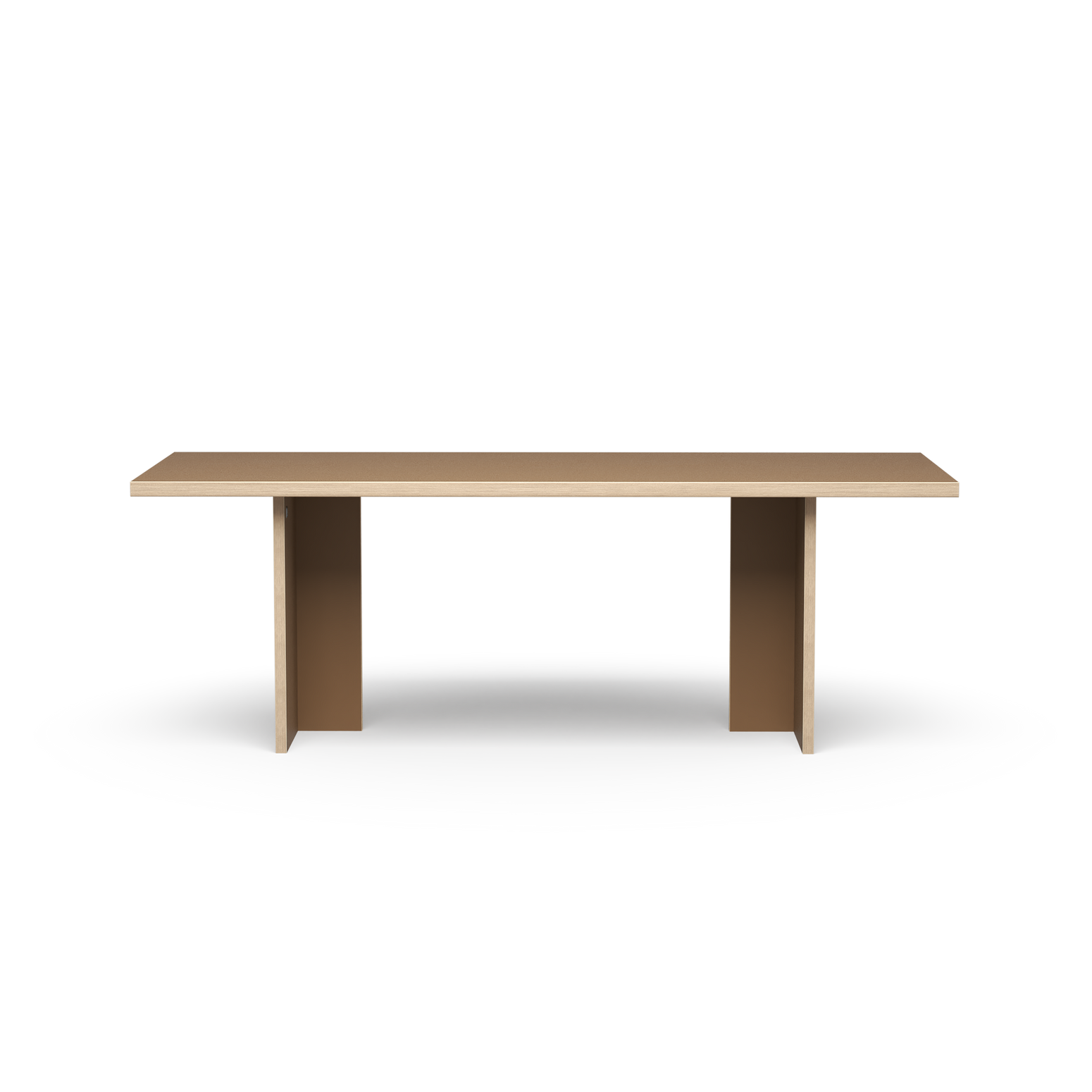Spisebordet Dining Table Rectangular 220x90 cm Brown
