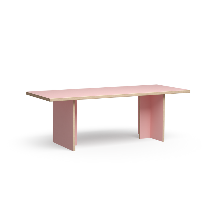 Spisebordet Dining Table Rectangular 220x90 cm Pink