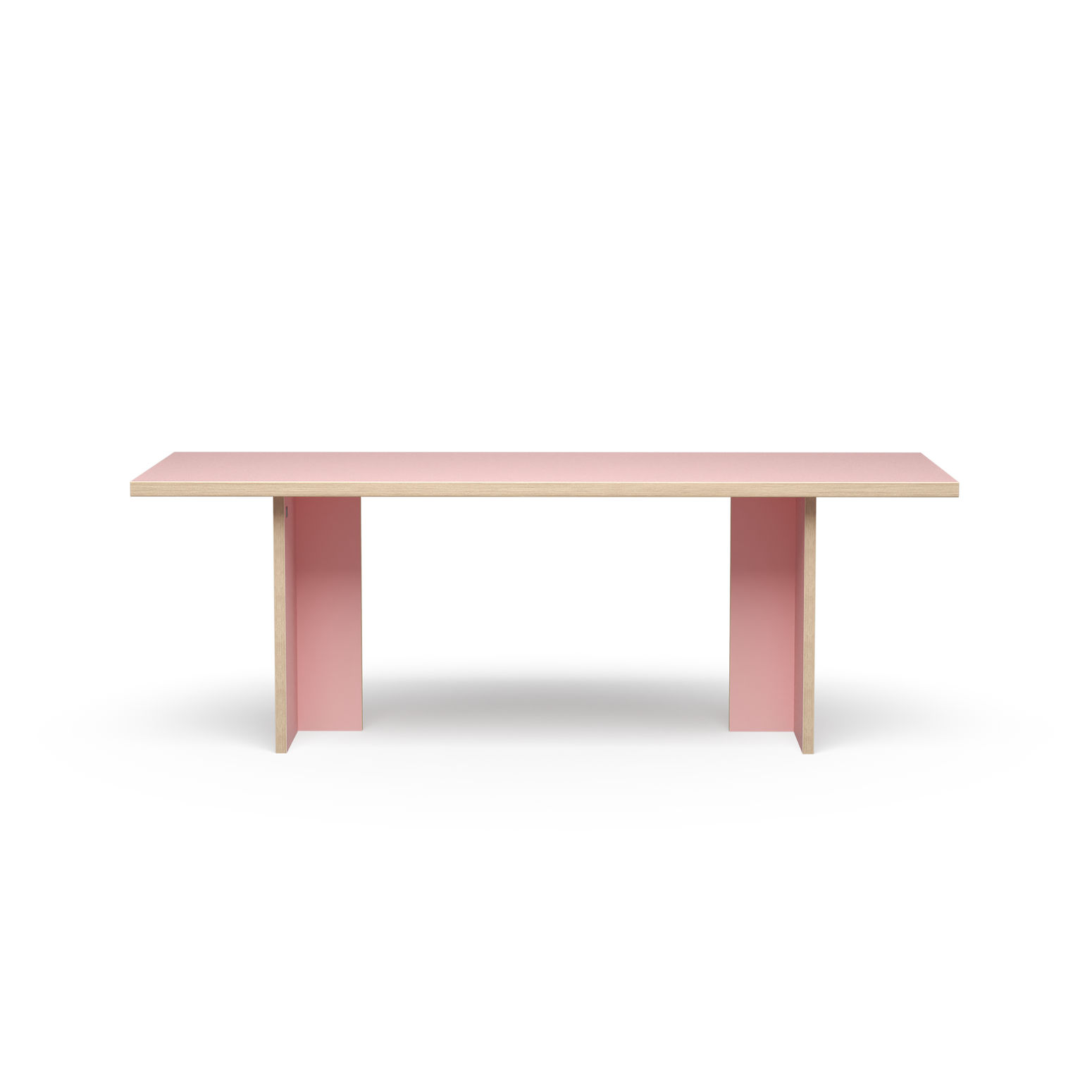 Spisebordet Dining Table Rectangular 220x90 cm Pink