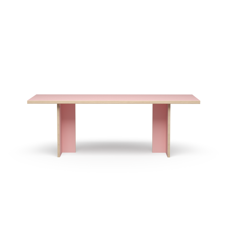 Spisebordet Dining Table Rectangular 220x90 cm Pink