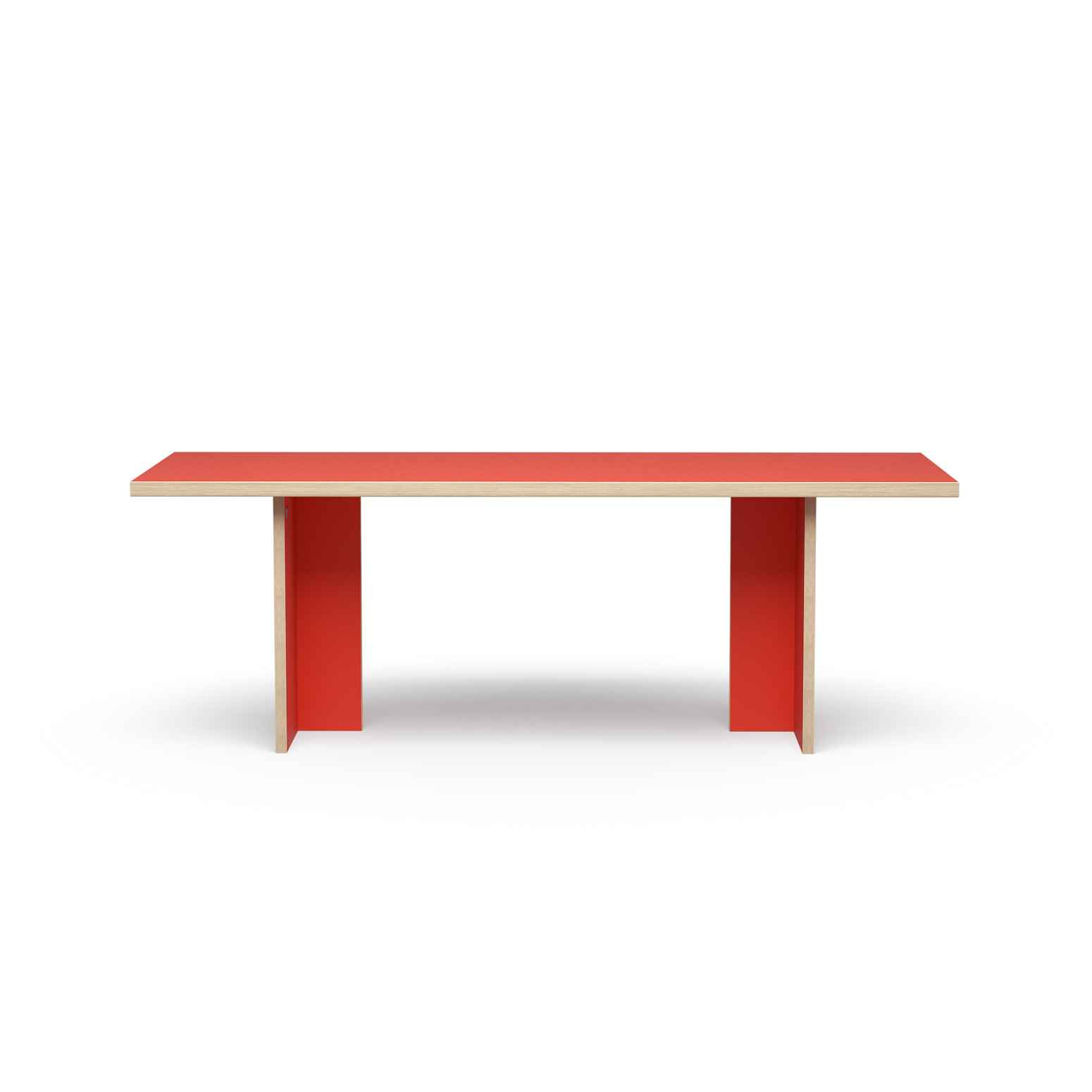 Spisebordet Dining Table Rectangular 220x90 cm Orange