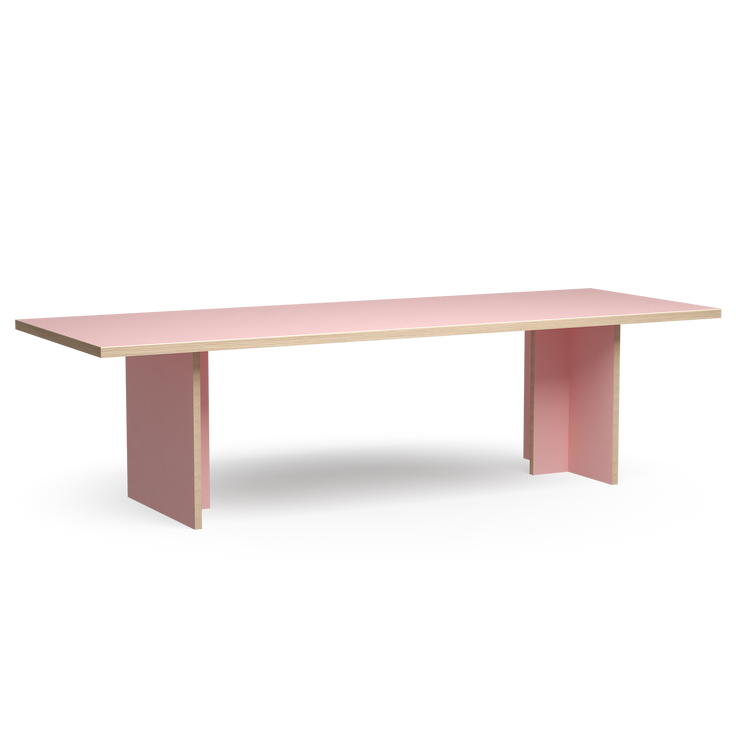 Spisebordet Dining Table Rectangular 280x100 cm Pink