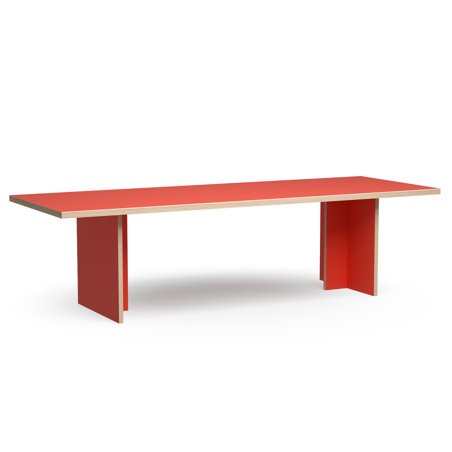 Spisebordet Dining Table Rectangular 280x100 cm Orange
