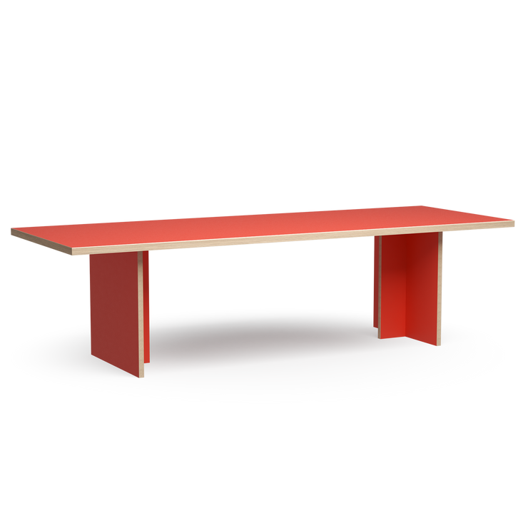 Spisebordet Dining Table Rectangular 280x100 cm Orange