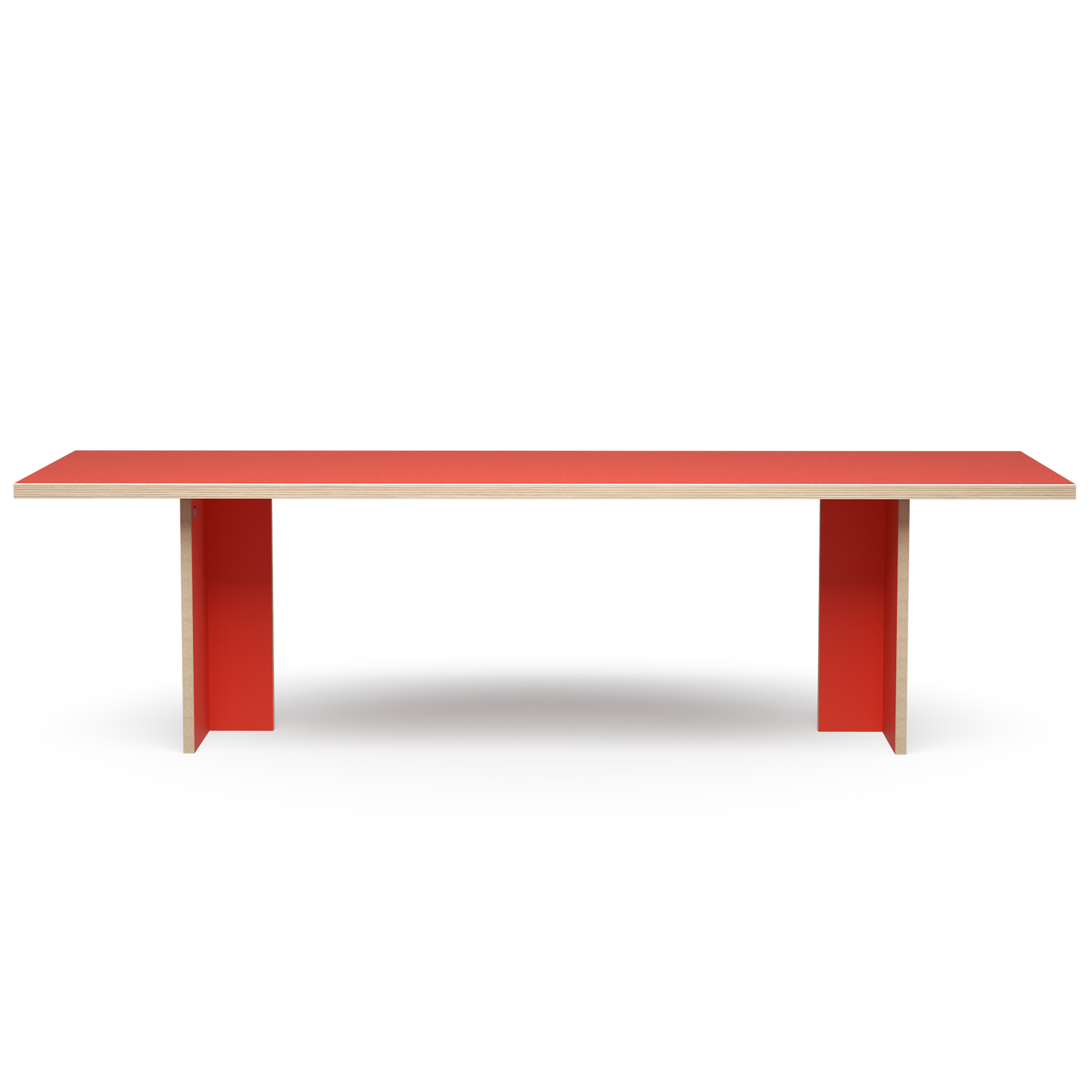 Spisebordet Dining Table Rectangular 280x100 cm Orange