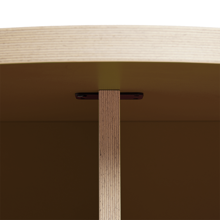Spisebord Dining Table Round Brown