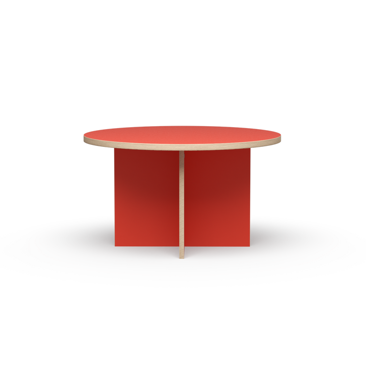 Spisebord Dining Table Round Orange