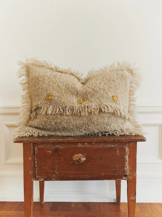 Pute 45x65 cm – Beige ull