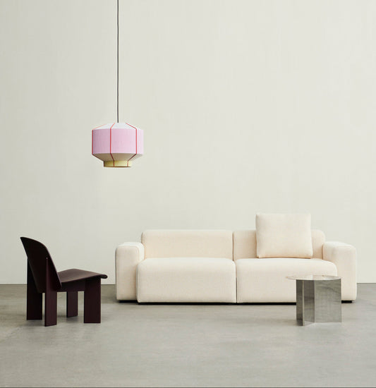 Sofa Mags Low armrest 2,5-seter fra Hay, kombinasjon 1, tekstil Tartaglia 857