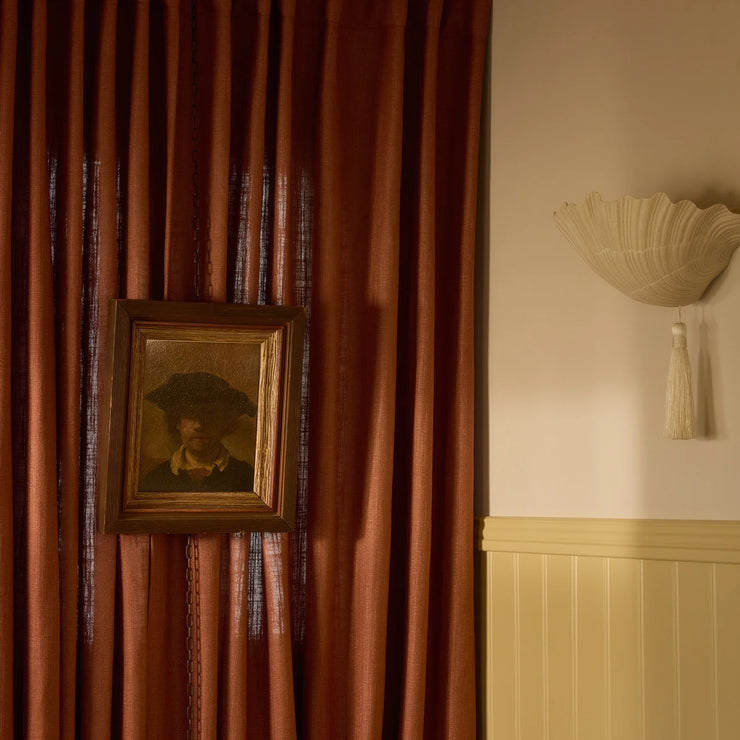 Vevd lingardin fra Gotain i farge terrakotta