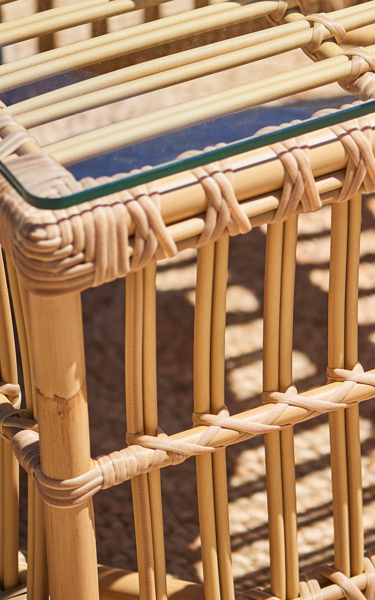 Utebord Caroline Side Table fra Sika Design i fargen Natural
