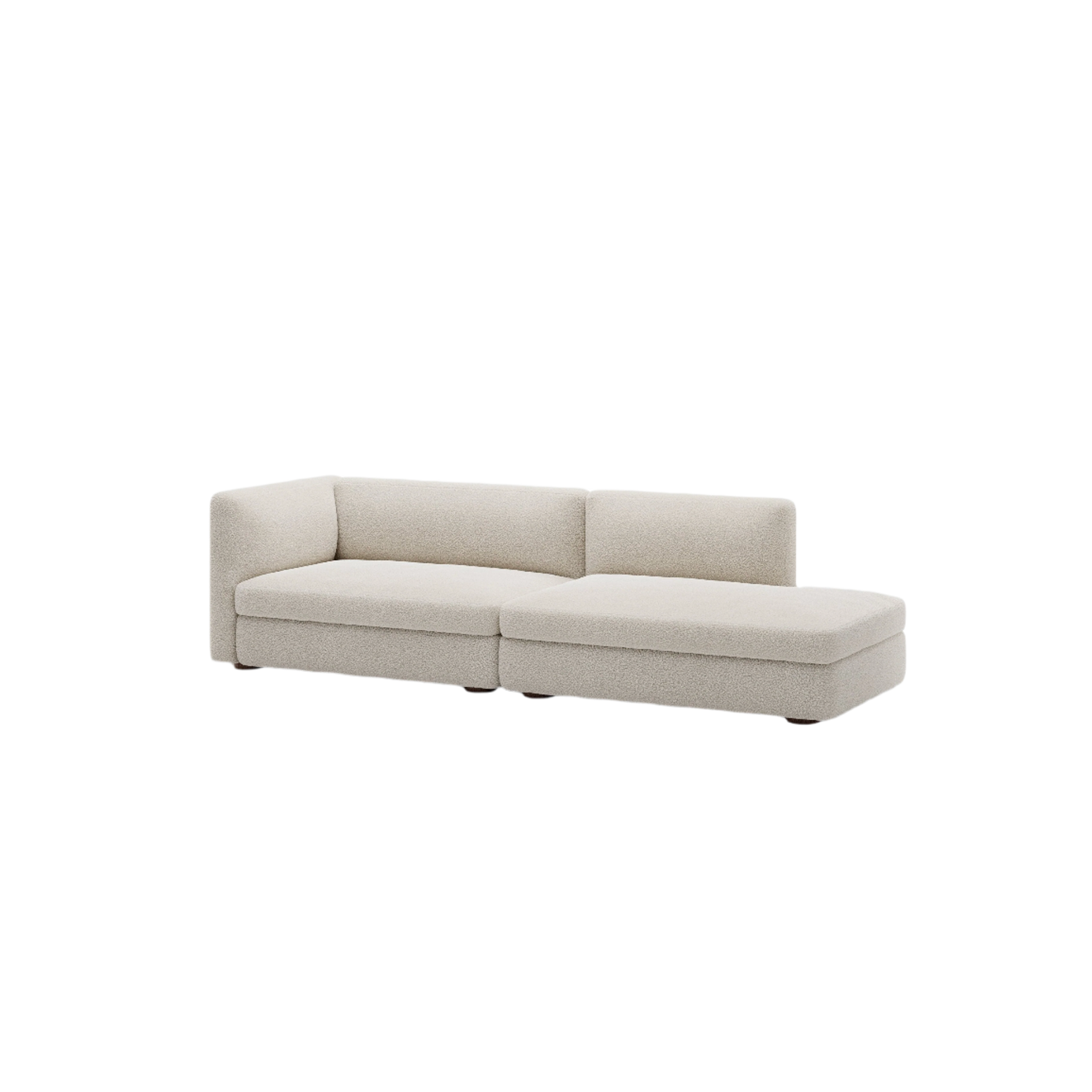 Bred venstremodul og åpen endemodul høyre, sofa Coda fra New Works