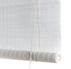 Jute er et naturmateriale med en nydelig tekstur. Denne rullegardinen fra Color&Co er finvevd i lys jute med hvite striper som er ca 1 cm brede. Rullegardinen vil få en mer naturlig brun tone over tid.