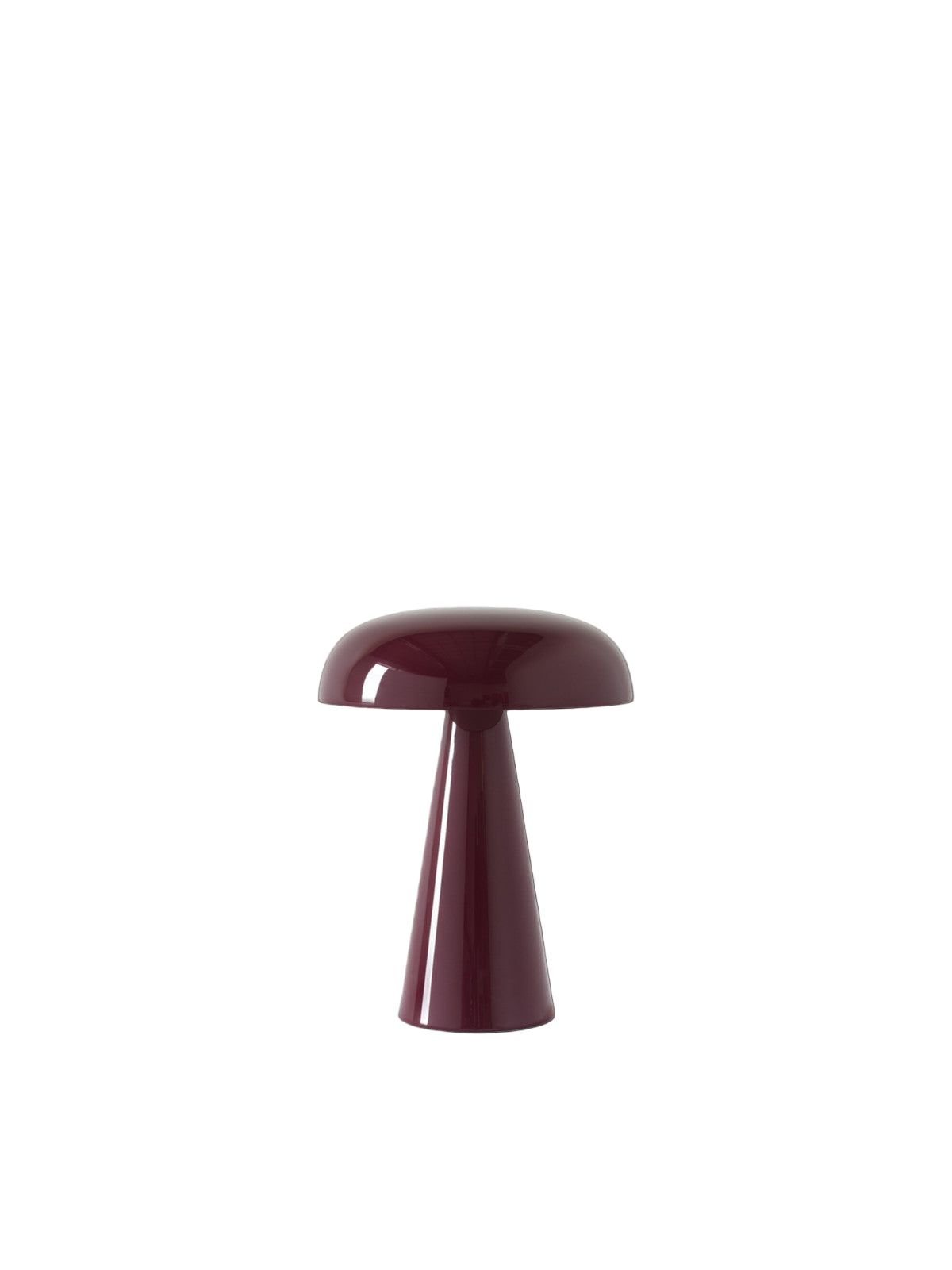 Oppladbar bordlampe Como Red Brown fra &tradition