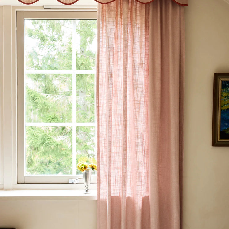 Vevd lingardin fra Gotain i farge rosa