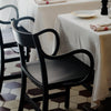 Spisestol Waiter XL Armchair, Black Stained Beech.