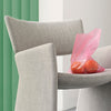 Lenestolen Crown Easy Armchair fra Massproductions i tekstilet Shell 7757/03 fra Romo Ruskin. Den er også superfin å bruke som en lenestol eller loungestol på et soverom, i en romslig gang – eller i et walk-in-closet! 