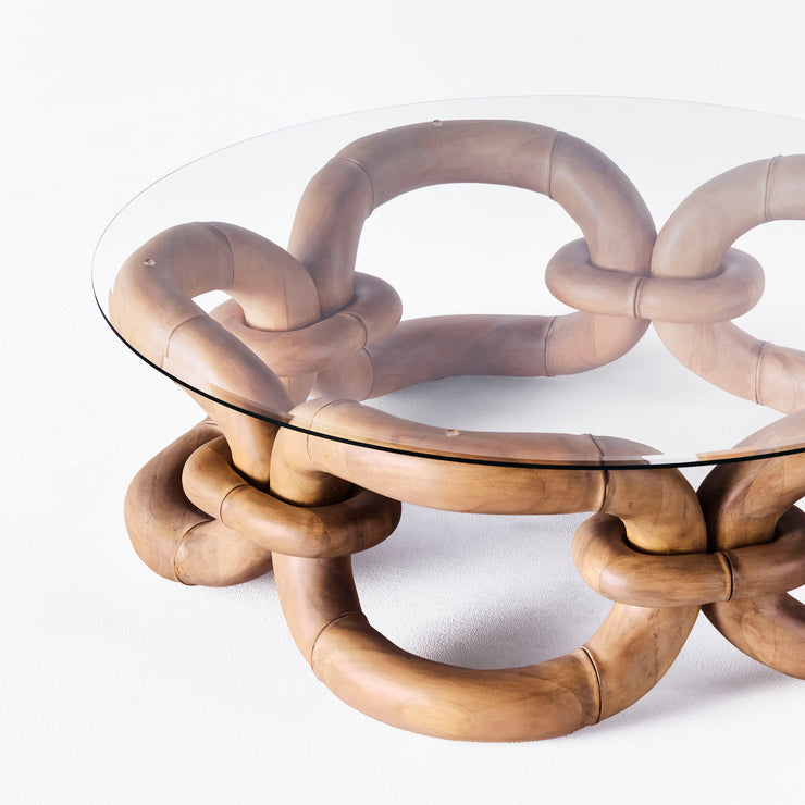 Sofabordet Bamboo Bracelet fra Dusty Deco