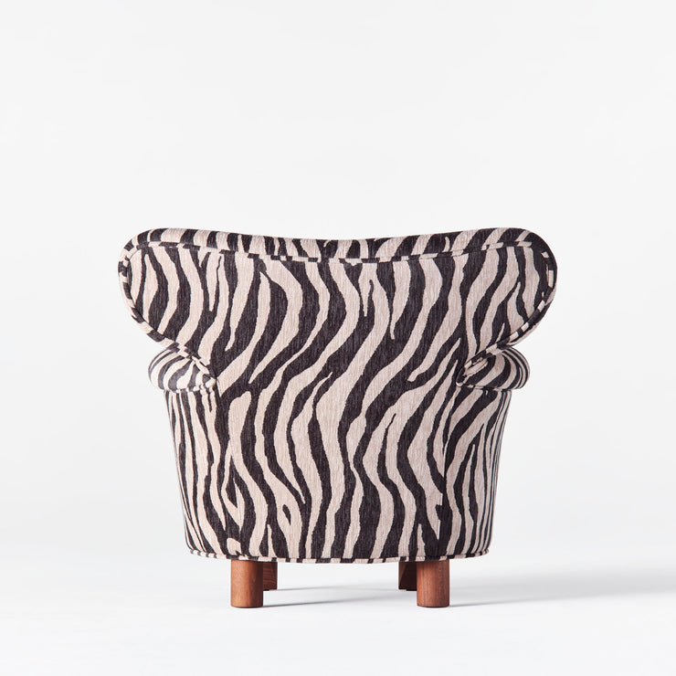 Lenestolen Elias Armchair Zebra fra Dusty Deco, sett bakfra