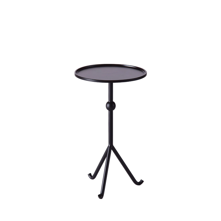 Sidebordet Dusty Martini fra Dusty Deco i svart massivt stål