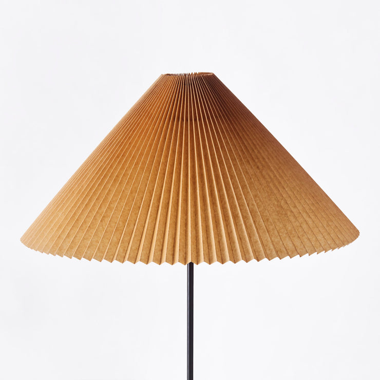 Plissert sennepsgul skjerm, Geraldine fra Dusty Deco