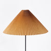 Plissert sennepsgul skjerm, Geraldine fra Dusty Deco