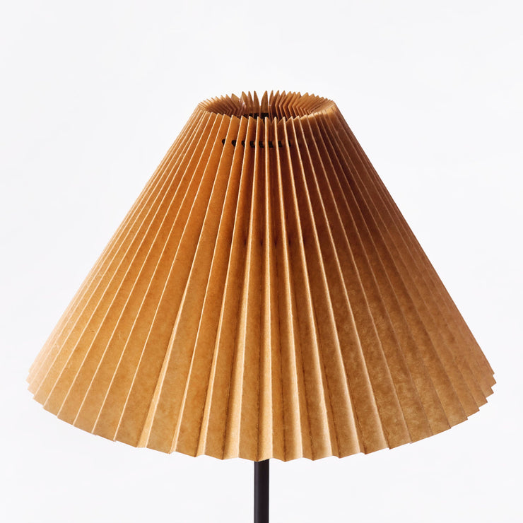 Plissert sennepsgul skjerm, Geraldine fra Dusty Deco