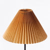 Plissert sennepsgul skjerm, Geraldine fra Dusty Deco