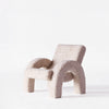 Lenestol Arco small fra Dusty Deco i lys beige saueull
