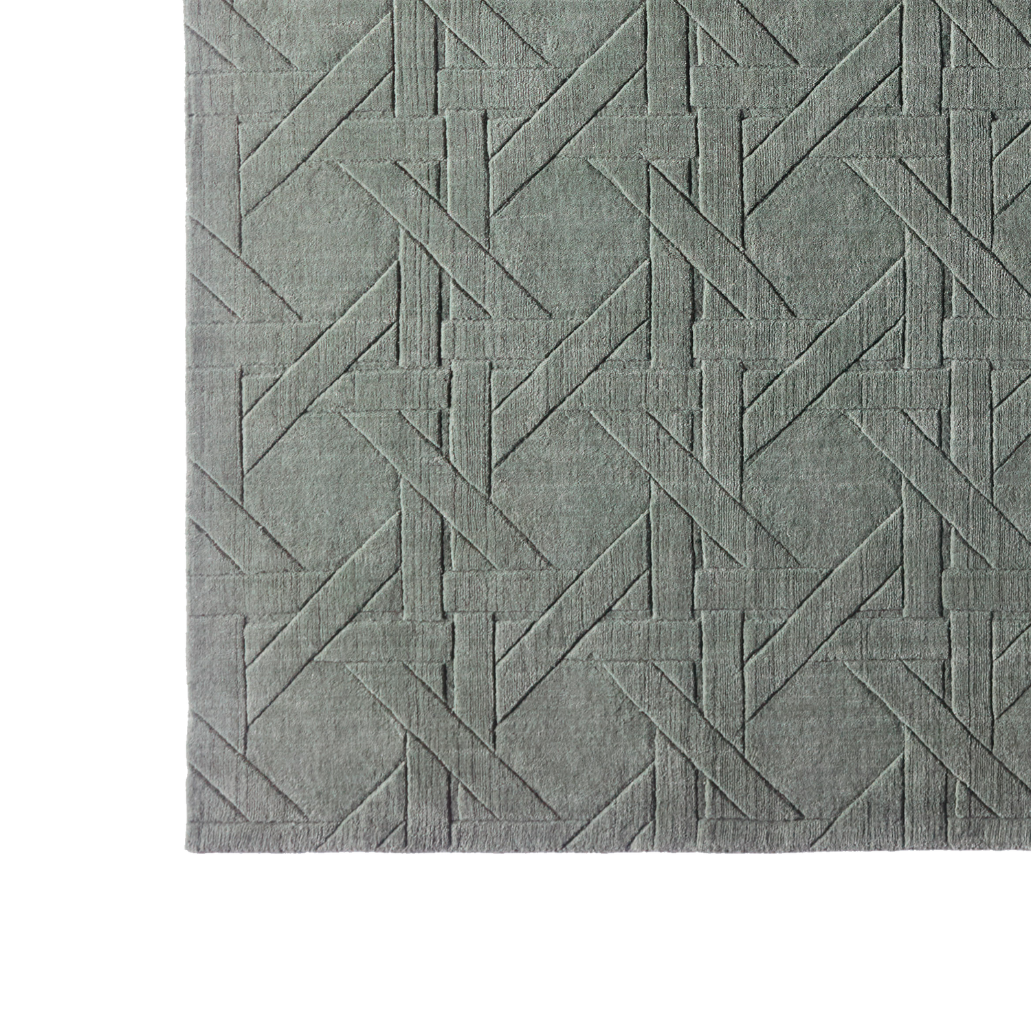 Teppe Manuela Rug fra Dusty Deco i salviegrønt/ Sage.